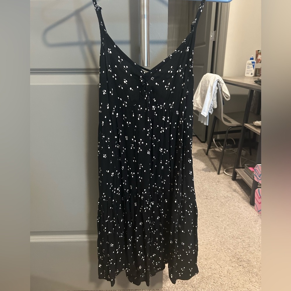 Urban Outfitters Black and White Floral Dress